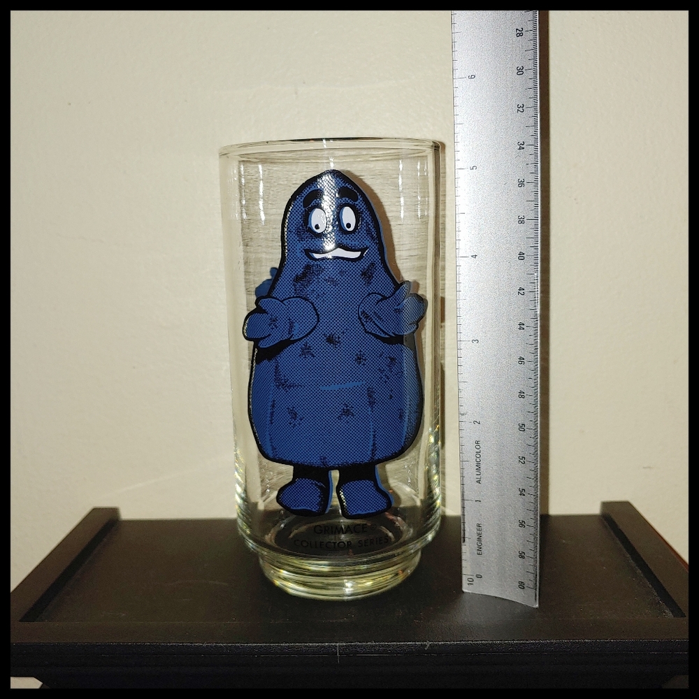 Vintage McDonald's Grimace Collector's Series Drinking Glass 1970s - Picture 8 of 8